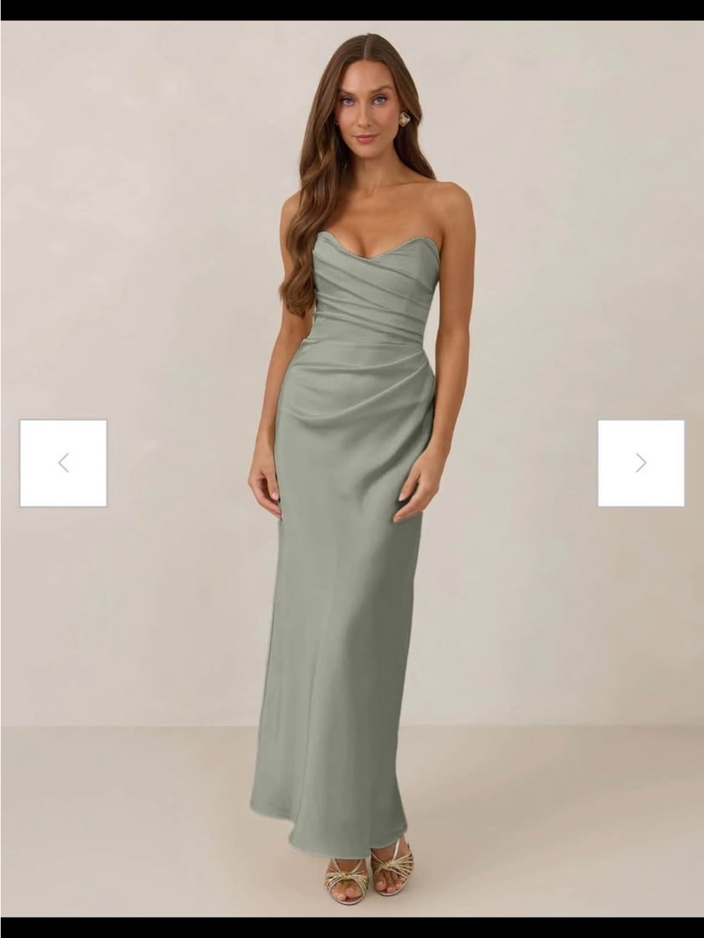 Park & Fifth Blair Dress & Scarf in Sage